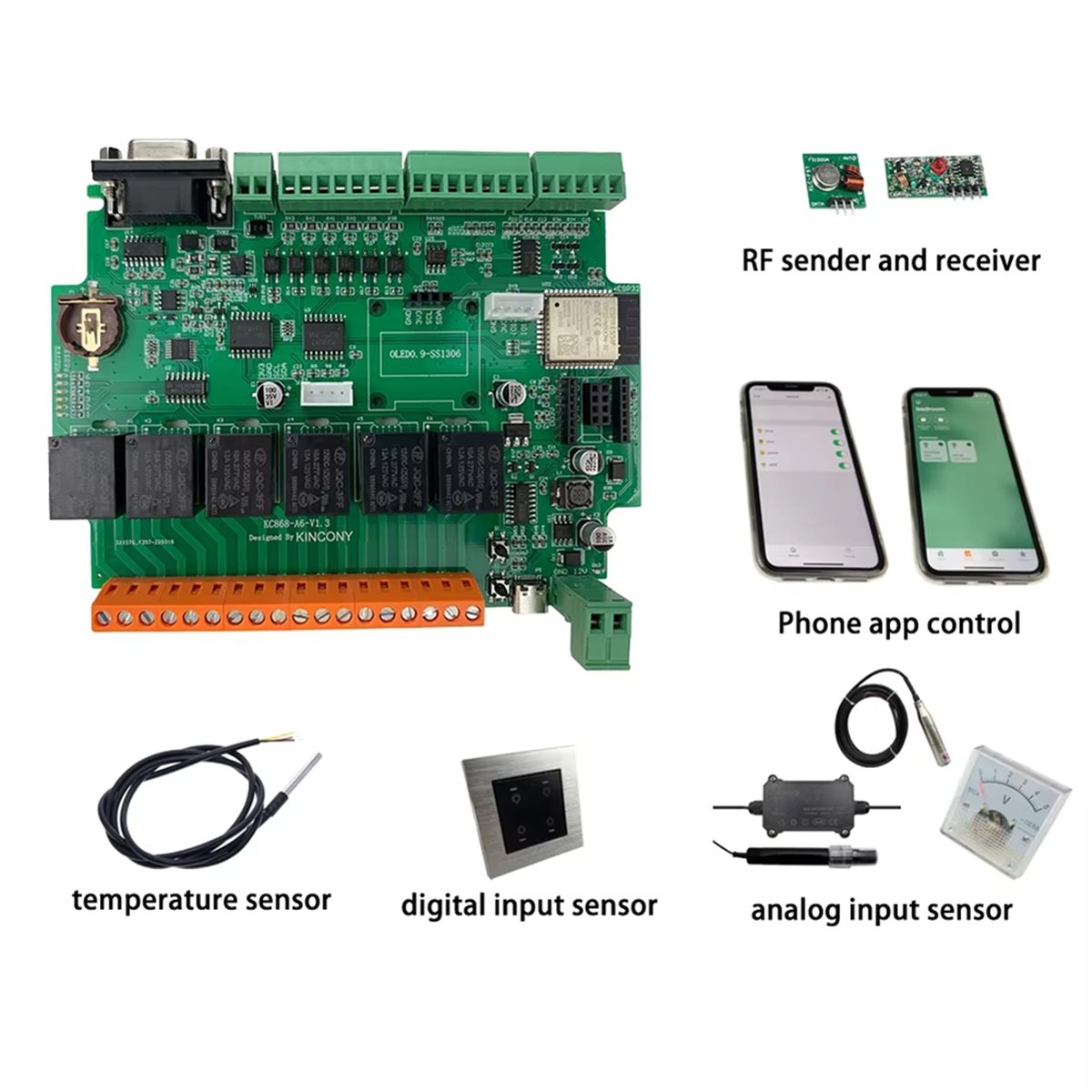 Home Automation Systems Diy - Scheda di sviluppo KC868-A6 MQTT Web