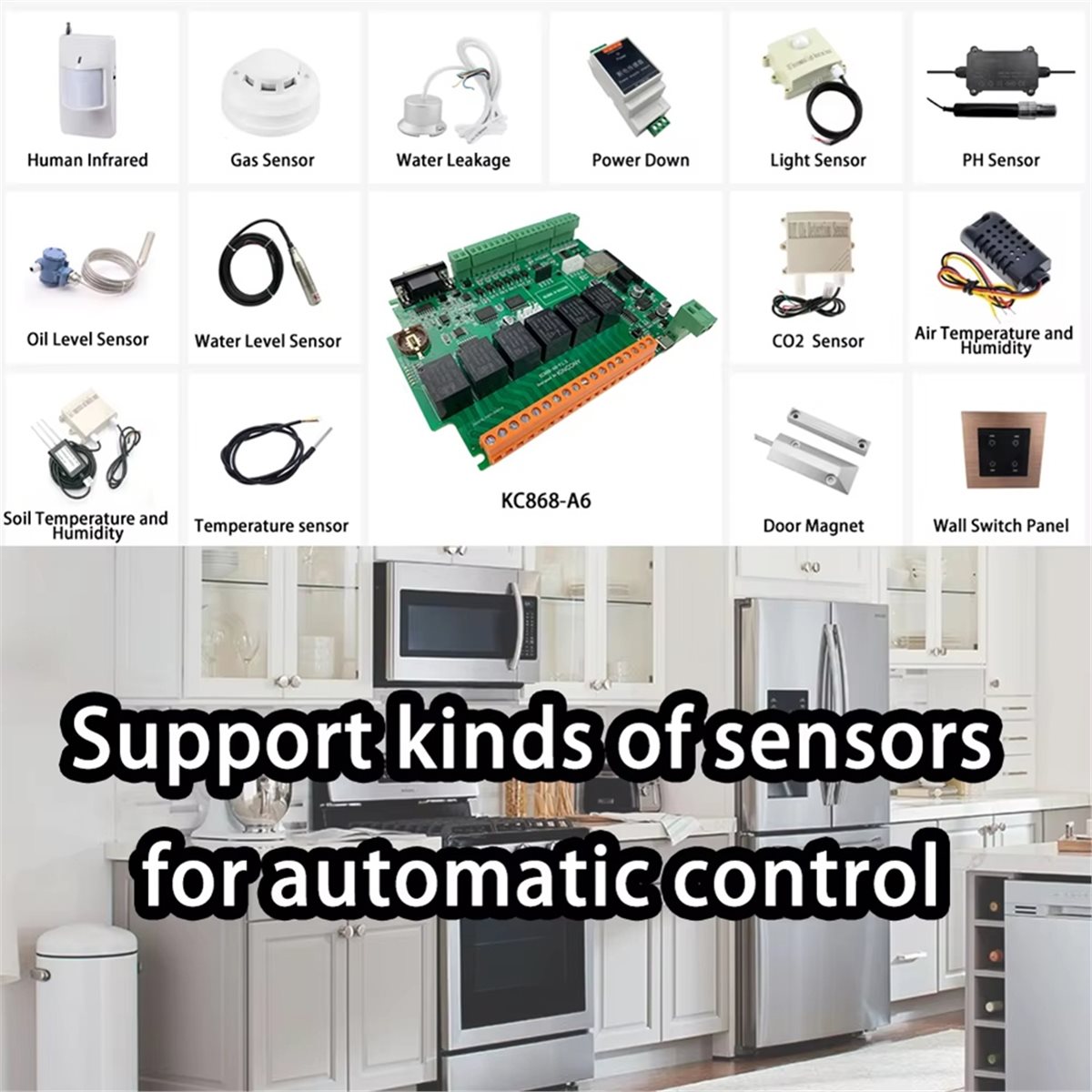 Home Automation Systems Diy - Scheda di sviluppo KC868-A6 MQTT Web